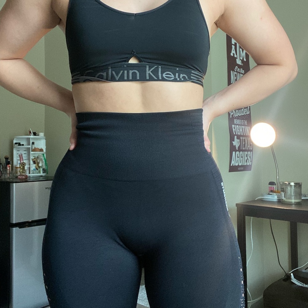 GYMSHARK ENERGY SEAMLESS LEGGINGS(BLACK)